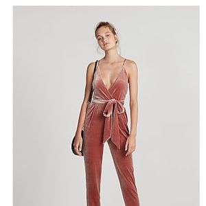 Velvet Pink Jumpsuit